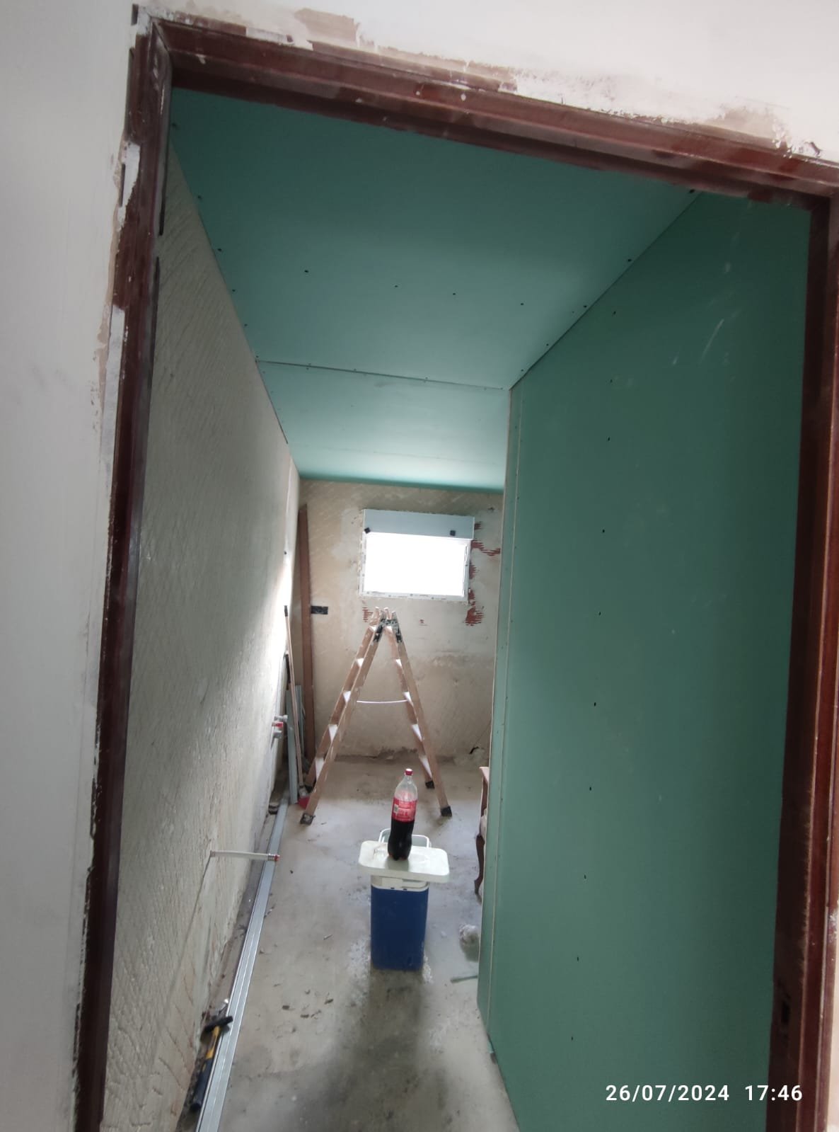 Baño durante la reforma - Proyecto 3